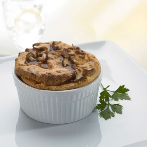 Parmesan Souffle "Mashed Potatoes"
