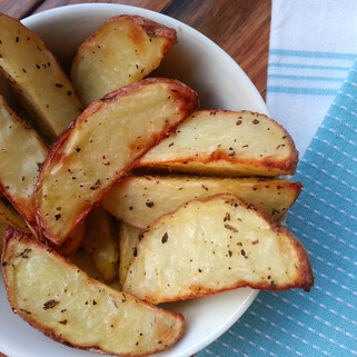 Garlic Potato Wedges