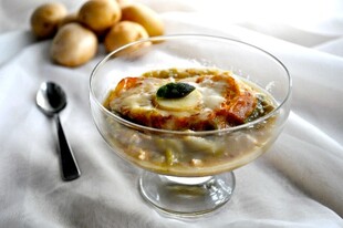 Idaho® Potato and Fresh Asparagus Soup