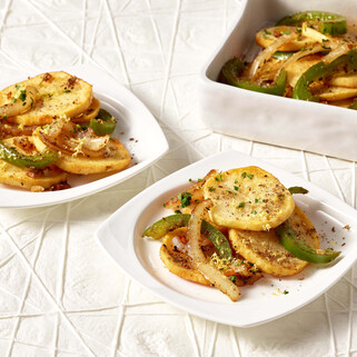 Country Fried Potatoes with Onions and Green Peppers