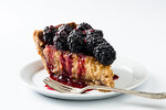 Honey-Sweetened Blackberry Buttermilk Idaho® Potato Pie