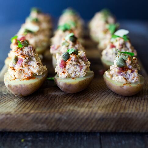 Idaho® Potato Salad Deviled Eggs