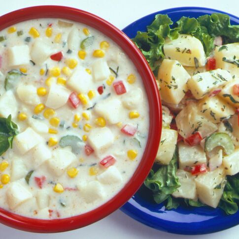 Old-Fashioned Idaho® Potato Salad and Idaho® Potato Chowder 