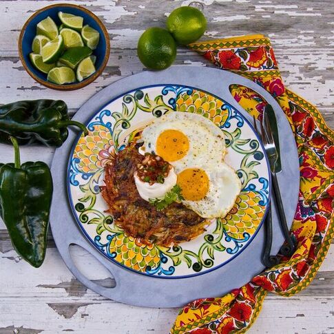 Idaho® Potato Hash Browns Loaded With Rajas 