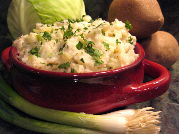 Irish Colcannon with Spring Onions and Leeks 