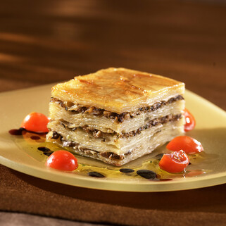 Wild Mushrooms & Idaho® Potato Pavé