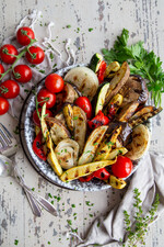 Heart-Healthy Grilled Idaho® Potato Ratatouille Salad 