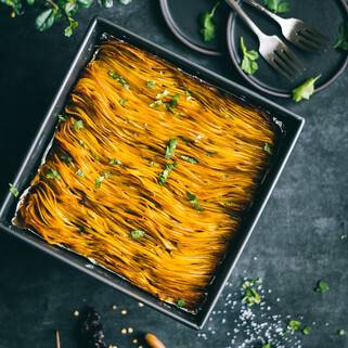 Crispy Masala Leaf Potatoes