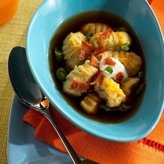 Loaded Gnocchi with Baked Potato Broth