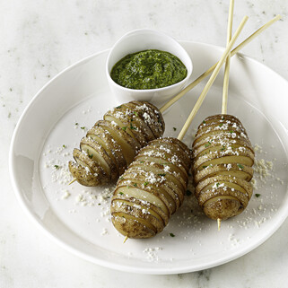 Crispy Idaho® Potato Satay with Yuzu Coriander Vinaigrette