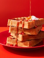 Papas and Chorizo Waffles