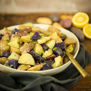Tri-Color Lemony Potato Salad