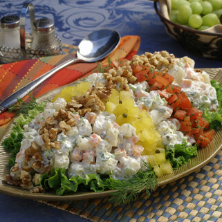 Rainbow Russian Chopped Idaho® Potato Salad