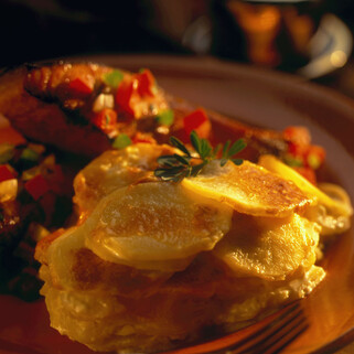 Potato and Parsnip Gratin