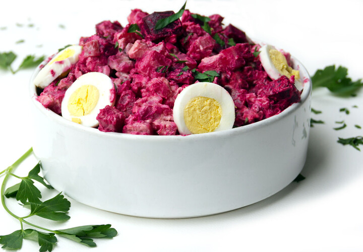 Rosolje: Estonian Idaho® Potato and Beet Salad