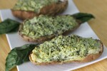 Pesto Double-Stuffed Potatoes