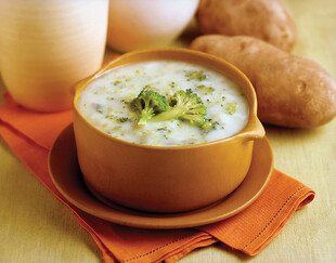 Heart-Healthy Idaho® Potato Broccoli Soup 