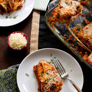Mozzarella Potato Stacks