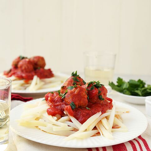 Sunday Gravy with Idaho® Potato “Pasta”