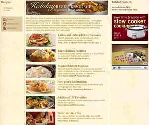 Idaho Potato Commission’s Recipe Resource Features Contemporary and Creative Tips For Enhancing Your Holiday Spread