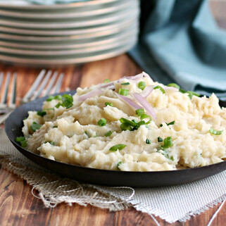  Caramelized Onion and Gruyere Mashed Potatoes 