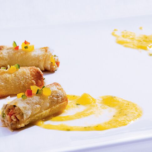 Idaho® Potato and Black Bass Taquitos