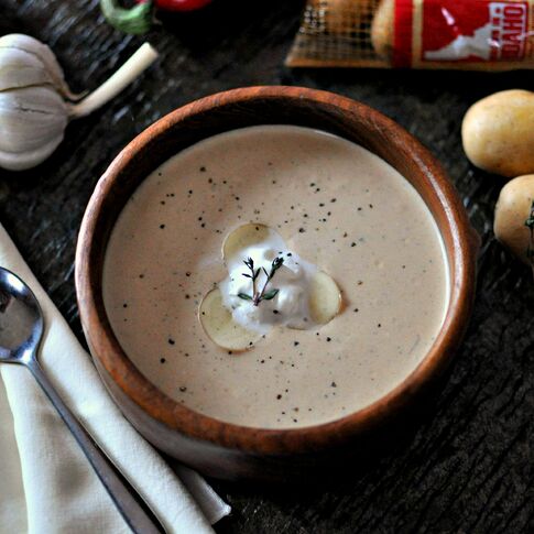 Roasted Garlic and Idaho® Potato Soup
