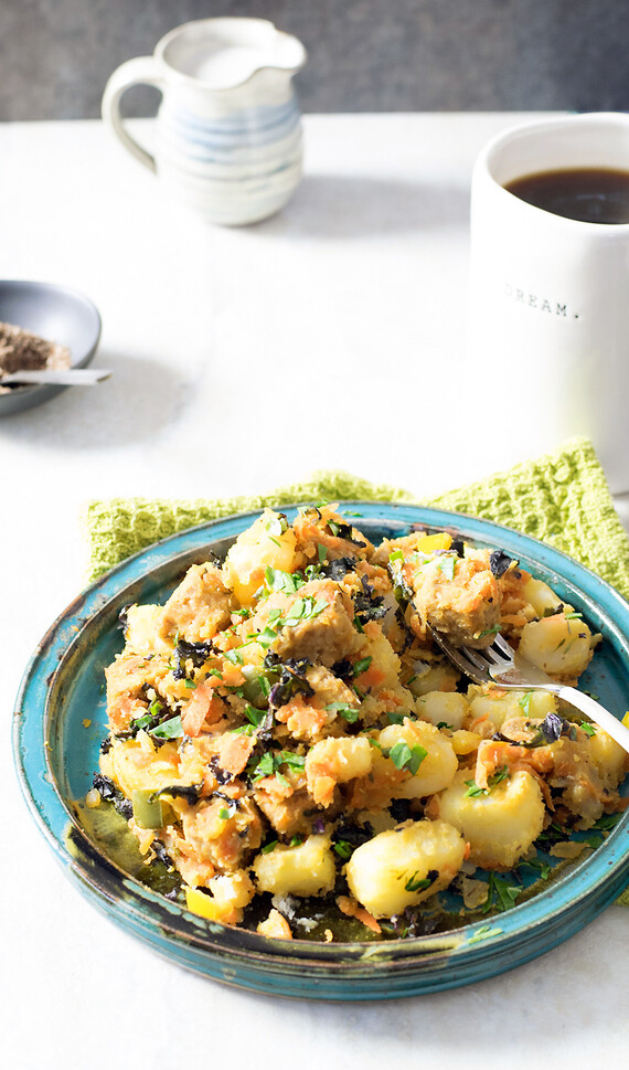 "I Love Idaho® Potatoes" Tempeh Hash with Veggies