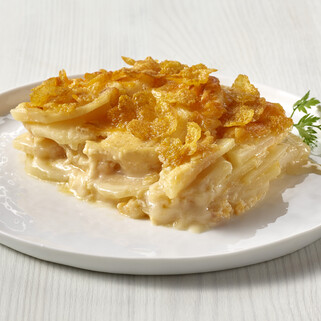 Scalloped Idaho® Potatoes with Crispy Cornflake Topping
