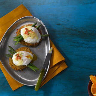 Idaho® Potato Cake Benedict