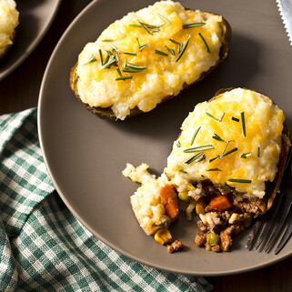 Shepherd's Pie Twice Baked Potatoes