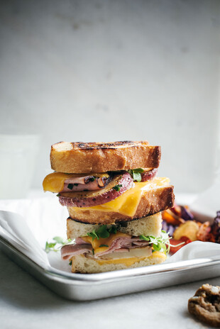 Loaded Potato Grilled Cheese Sandwich