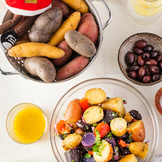 Mediterranean Fingerling Potato Salad