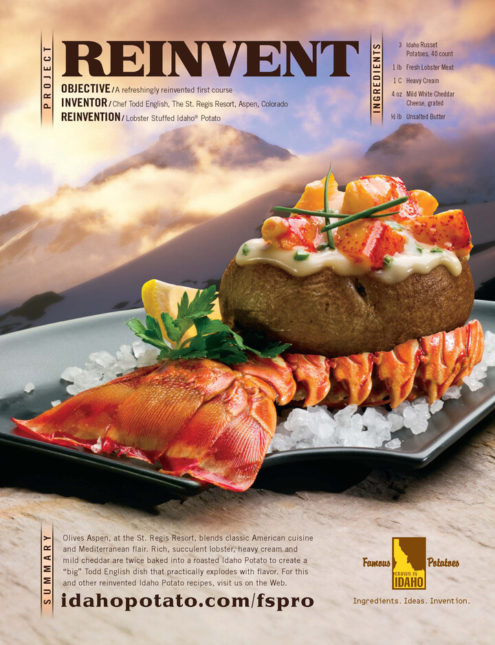Lobster Stuffed Idaho® Potatoes