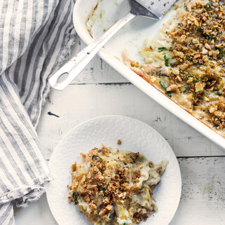 Broccoli Cheddar Funeral Potatoes