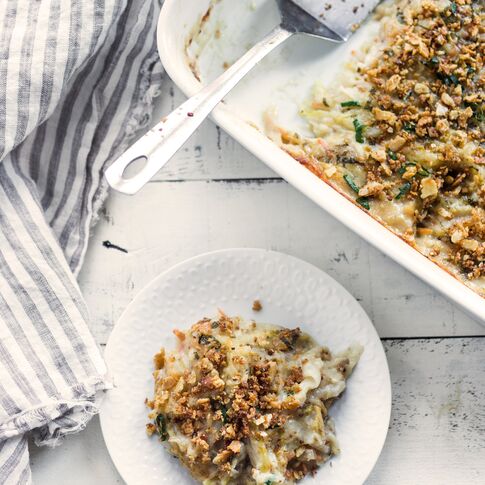 Broccoli Cheddar Funeral Potatoes