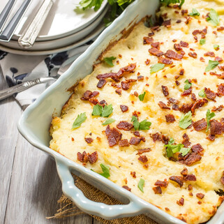 Twice Baked Idaho Potato Casserole