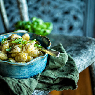Idaho® Potato Gnocchi in Horseradish Cream and Bolognese