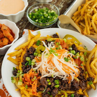Loaded Idaho® Potato Kimchi Fries