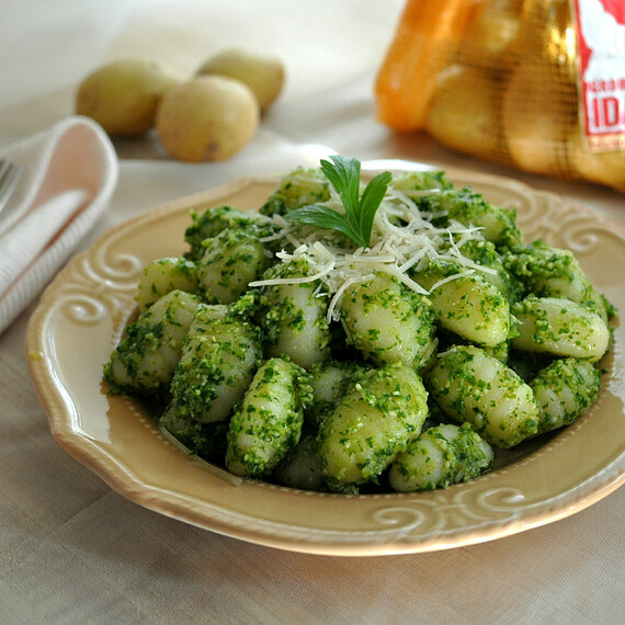 Idaho® Potato Gnocchi with Pesto