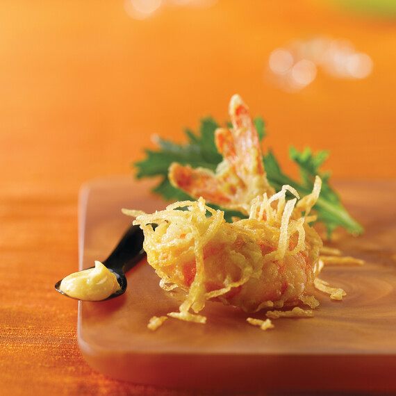 Spiky Idaho® Potato Shrimp with Aïoli