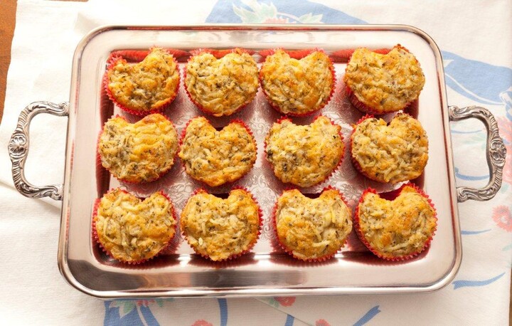 Idaho® Potato-Asiago Cheese Muffins with Herbes de Provence
