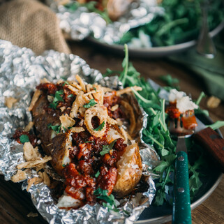Sloppy Joe Baked Potato