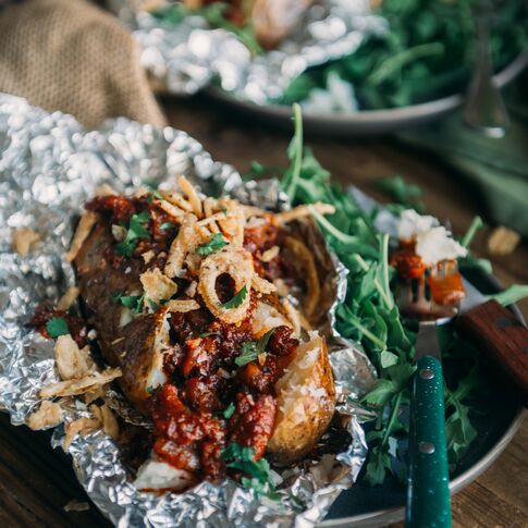 Sloppy Joe Baked Potato