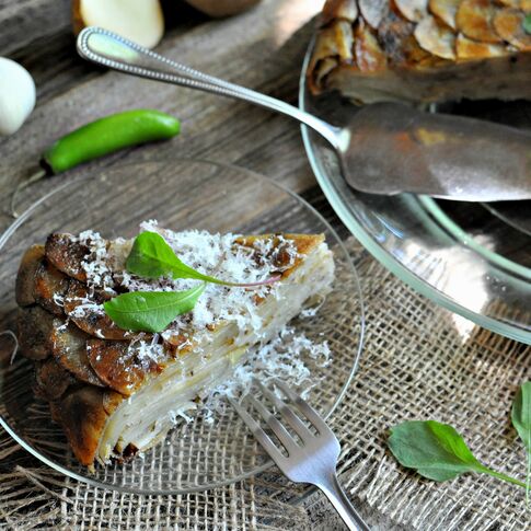 Crispy Skillet Idaho® Potato Cake