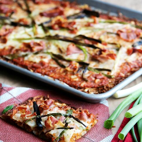 Patatas Bravas Hash Brown Crust Pizza