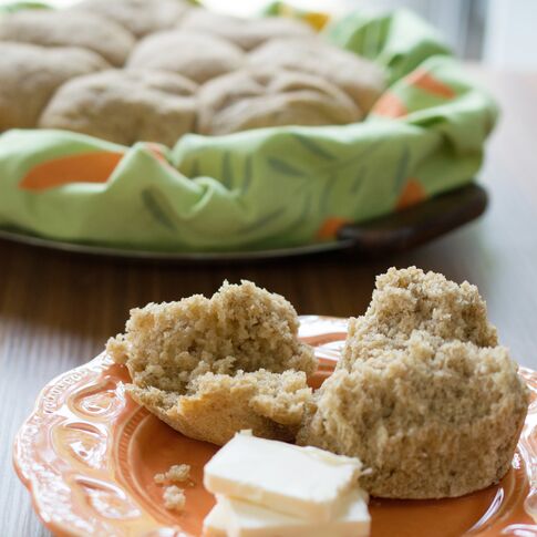 Slow Cooker Whole Wheat and Spelt Idaho® Potato Rolls