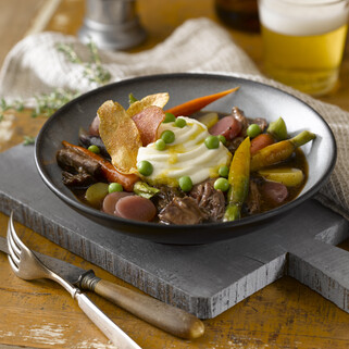 Peruvian Oxtail "Shepherd's Pie" with Idaho® Fingerlings