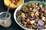 Oven Roasted Idaho® Potatoes with Herbed Pecans