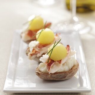 Lobster Potato Skins